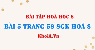 Bài 5 trang 58 SGK Hoá 8: Cách lập công thức hoá học